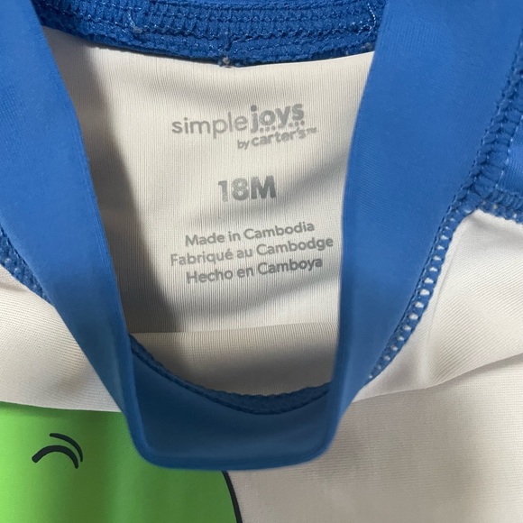 Carters 18 M Dino Rash Guard Set - Picture 2 of 5